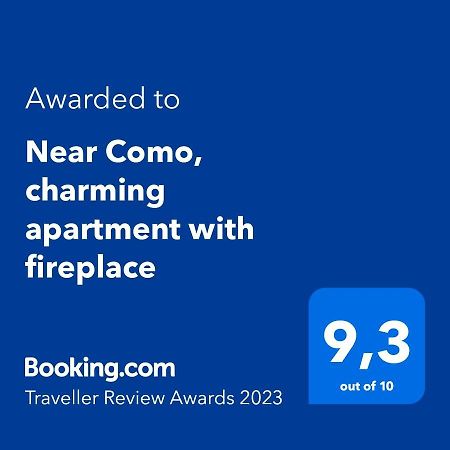 Near Como, Charming Apartment With Fireplace กรานดาเต ภายนอก รูปภาพ